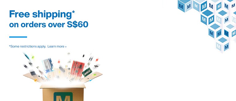 Free Shipping* on orders over S$60 - Plus Flat-Rate Savings S$24 shipping on smaller orders, FedEx or DHL 2-4 Day Delivery.  *Some restrictions apply.