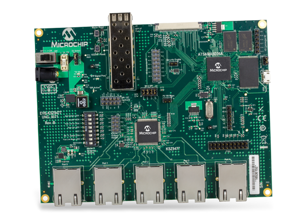 EVB-KSZ9477 Evaluation Board - Microchip Technology | Mouser