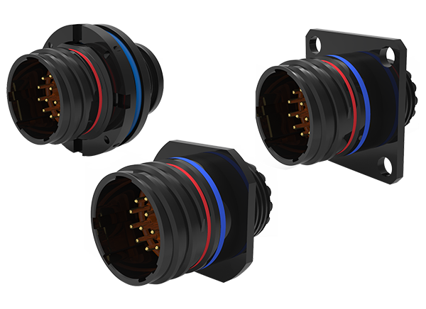 5専用 Series Five Black Zinc-Nickel Circular Connectors - Amphenol