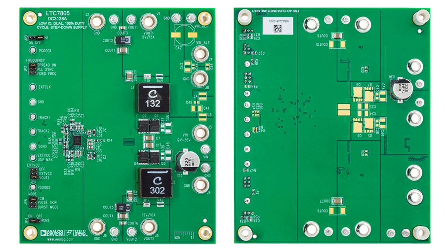 Analog Devices Inc. LTC7805 Demo Board DC3138A Analog Devices Inc. LTC7805 Demo Board DC3138A