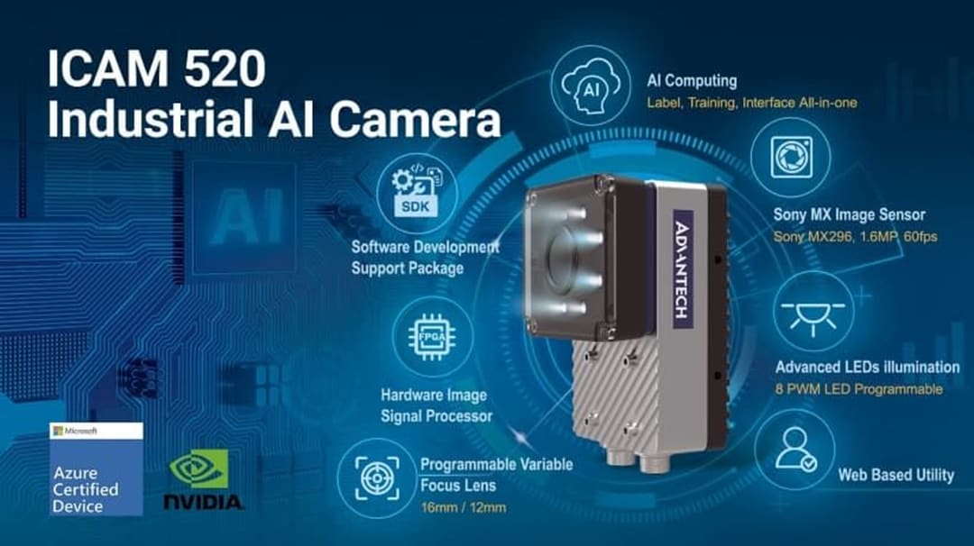 Advantech ICAM-520 Industrial AI Camera Advantech ICAM-520 Industrial AI Camera