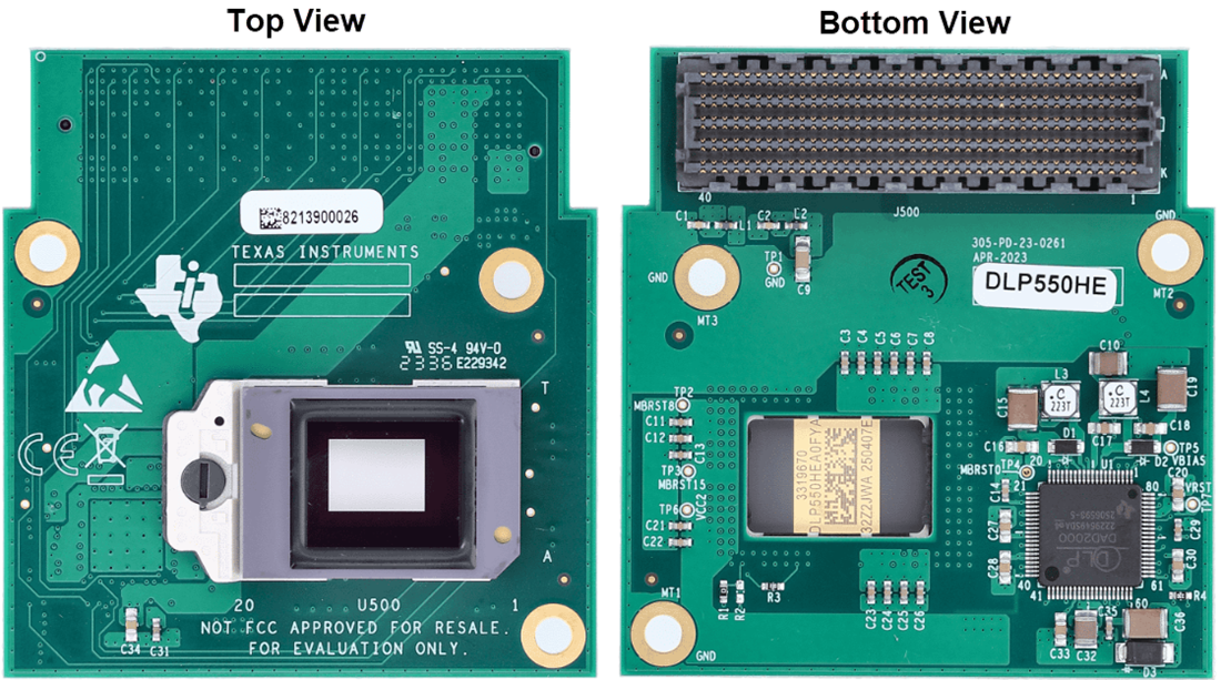 Mechanical Drawing - Texas Instruments DLP550HEEVM DMD Evaluation Module (EVM)