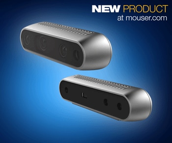 Mouser Offers Intel RealSense D400 Series Depth-Sensing Cameras with Unparalleled Functionality and Size